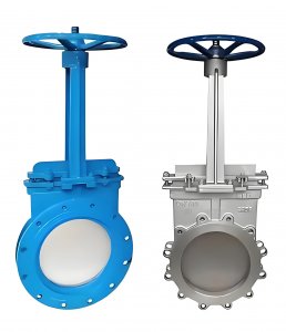 刀型閘閥 PZ73X—10R  DN100 PN10（配反法蘭、