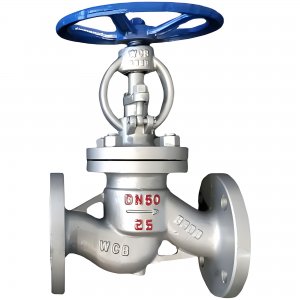 截止閥J41H-25\DN50介質為高溫蒸汽及水，溫