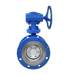 耐高溫硬密封法蘭蝶閥D343H-16C，DN100