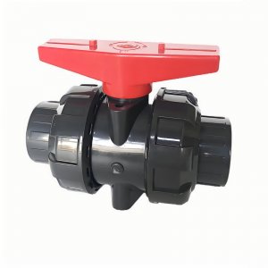 帶平臺的UPVC承插球閥，可加裝電氣動執(zhí)行